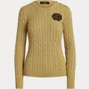 🔥Lauren Ralph Lauren Gold Sweater